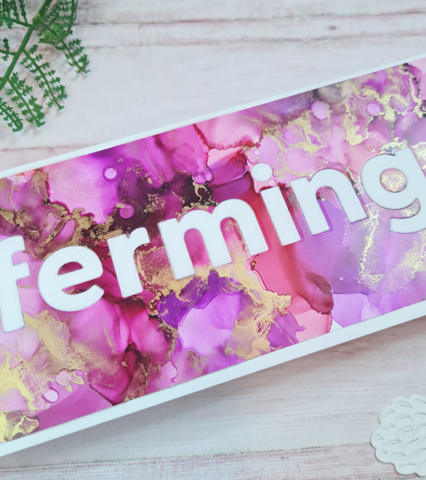 Ferming - bleikrauður/gyllt